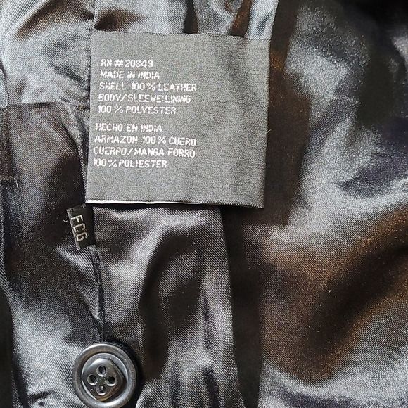 EXCELLED PETITIE LEATHER JACKET - Picture 5 of 5